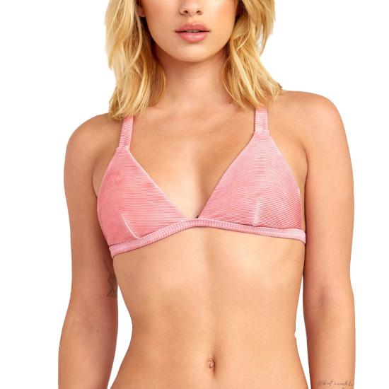 RVCA Γυναικείο μαγιό Salt Wash Racer - Rib Knit Triangle Bikini Top
